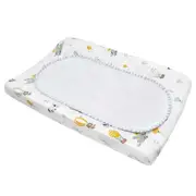 Living Textiles Infant Cotton Change Pad Cover & Liner Set Up Up & Away/Stripes