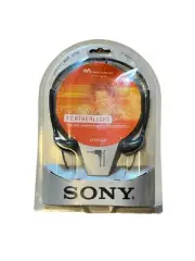 VTG 2002 Sealed Sony Walkman Stereo Headphones MDR-WO8L Mini Plug Rare Headband