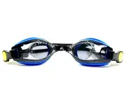 Leader Kids Swim Goggles H14T5095-0718 Blue Plano Lenses Elastic Strap w Case
