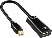 OUGCUG Mini DisplayPort to HDMI Adapter, Thunderbolt 2 to HDMI Adapter Compatible for MacBook Air/Pro, Microsoft Surface Pro/Dock, Monitor, Projector