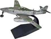 Replica Pre-Build Aircraf 1/72 for Classic Metal German Messerschmitt Me262 Die-cast Alloy Jet Fighter Aircraft Model Replica Military Aircraft Collector Display Gift Collection Gift Display