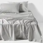 Linen House Australian Cotton 400TC Silver KING Bed Sheet Set.