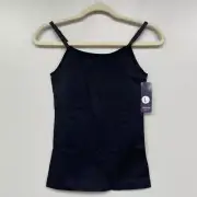 Empetua Scoop Neck Black Cami Women Size L