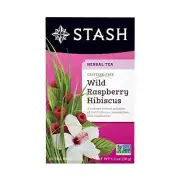Stash Wild Raspberry Hibiscus Herbal Tea - 20 tea bags