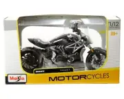 Maisto 1:12 Ducati X Diavel S Bike Black 31101 New in Box Motorcycles Model