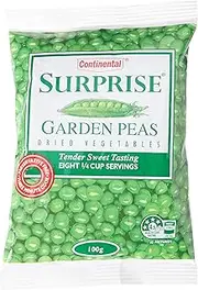 Continental Surprise Peas Dried Vegetables Garden Peas 100g