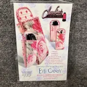 Claudia’s Creations Eye Candy Eyeglass Carrying Case Machine Embroidery CD New