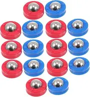 MUSISALY Set of 16 Mini Balls for Shuffleboard Table Football Roll Beads Toy Safe Plastic Durable Steel Game Accessory