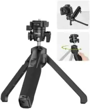 Compact One-Click Mini Tripod for Cameras and Live Streaming Vlogs