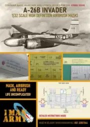 1/32 1ManArmy #DET044 A-26B Invader Airbrush Masks