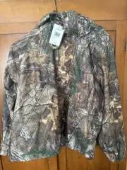 Cabelas Herter’s Foul T Rain Jacket Realtree Xtra Size Large NWT
