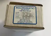 NEW IN BOX MACROMATIC SS-60222 TIME DELAY RELAY 120V 10A DPDT 8 PIN OCTAL PLUG