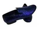 Amali Barnes Mens Dress Shoes Sparkly Glitter Tuxedo Slip on Loafers Size 15