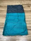 West Elm Throw Pillow Sham Cover 12” X 21” Teal Navy NWT