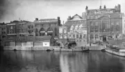 White Star Line offices on the Avon at Bristol, lovely Reprinted image