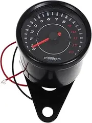 PENIKOKO Motorcycle Tachometer Gauge with Led Night Light for Single-Cylinder Engines and Performance for Modified Motorbikes