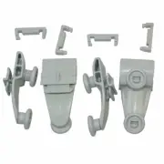 4X Dishwasher Upper Basket Roller & Clips For Simpson 52B850 Silencio Series