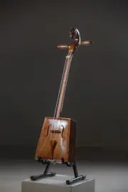 Mongolian Morin Khuur /Horse head fiddle/, Handmade, w/Carry-on bag