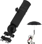OhhGo Golf Trolley Umbrella Holder, Universal Golf Cart Umbrella Stand for Golf Cart Handles Black