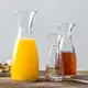 進口無鉛玻璃冷水壺涼水瓶玻璃扎壺分酒器家用金桔檸檬牛奶果汁瓶
