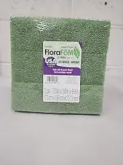 FloraCraft FloraFōM Foam Cube 2.8 Inch×3.8 Inch×8.8 Inch Green Crafting Square