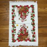 Vintage Strawberry Shortcake Kitchen Towel American Greetings 1980 Usa