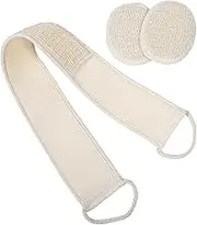 TOGEVAL 1 Set Exfoliating Back Scrubber Long Dual Sided Bath Towel Soft Body Wash Cloths for Shower Dirt Removal Gentle Skin Exfoliation Skin Friendly Material for Relaxing Bath Experience