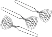 PAMINGONO Egg Whisk Hand Whisk Manual Large Whisk Easy Whisk Dough Whisk Stainless Steel Whisk for Blending