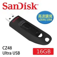 在飛比找森森購物網優惠-SanDisk CZ48 Ultra USB3.0隨身碟16