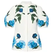 [Erdem] Volume Short Sleeve Blouse