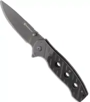 Smith & Wesson 3.19 Ti-Nitride Coated Drop Point G10 Handle W/ Bolsters 1100062