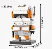 Lego Star Wars Brickheadz Commander Cody Moc 156 PCS NEW (read description)