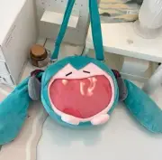 Hatsune Miku Itabag Cosplay Zipper Big Mouth Backpack