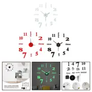 Wall Clock Stickers DIY D Wall Clock Wall Decor Light And Flexible Hands