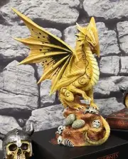 Desert Sand Element Adult Mother Dragon Statue Anne Stokes Figurine