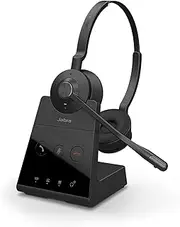 Jabra Engage 65 Stereo Wireless DECT On-Ear Headset, Black, One Size