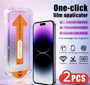 2 Pack For Samsung Galaxy S25 Ultra Tempered Screen Protector + Easy Fit Tool