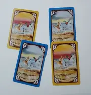 Ducks in Flight Swap Cards Waterside Reeds Cattail Scene Junk Journal Scrapbook
