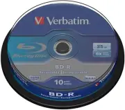 Verbatim 43742 Blu-ray BD-R 25GB 6X SP10