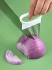 1pc Durable Onion Slicer Kitchen stainless steel potato chip holder