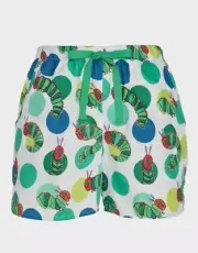 NEW PETER ALEXANDER THE VERY HUNGRY CATERPILLAR PJ SHORTS LARGE RRP$79.95
