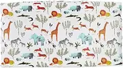 Changing Pad Cover Stretchy Baby Changing Table Pad Covers Forest Animals Pattern Diaper Changing Pad Covers for Baby Girls and Boys
