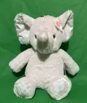 NWT Wendy Bellissimo Pink Elephant Flowers 14” Plush Stuffed Animal Girls New