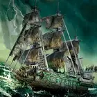 69 cm Flying Dutchman Ghost Ship Model Kit with LED 3D Paper Model Kit