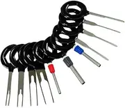 NOLITOY 11Pcs Terminal Extractor Tool for Car Plug Connector Wire Harness Pin Removal and Crimping Damage Automotive Electronics Tool Pin Release Tool