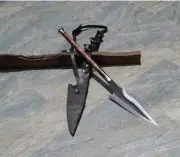 Custom Handmade Carbon Steel Blade Historical Viking Spear - Full Tang-Survival