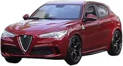 Die Casting 1:24 Scale Bburago 2016 Romeo Giulio Car Diecast Alloy Car Model Simulation Metal Adult Gift Collection Display Show Presents Ornaments(Red)