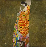Gustav Klimt Hope, II Giclee Fine Art Print on Canvas Wall Art 36"