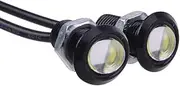 E Support 9W LED DRL Eagle Eye Light Car Motor Fog Daytime Reverse Signal White Pack of 2