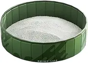 Kids Pool, Foldable Kiddie Pool, Portable Outdoor Backyard Camping Pet, 47.24x47.24x11.81 Inches, Bathing Tub for Dogs, Cats, and Kids, No Inflation Needed